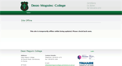 Desktop Screenshot of deanmaguirccollege.com